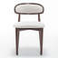 Chaise d'appoint rembourrée en bois massif-703115069