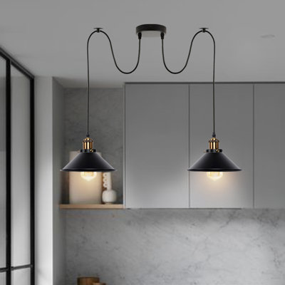 Lofton 2 - Light Gold Cluster Pendant