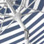 Porte-parapluie 7,5 pi en aluminium blanc mat-1063480417