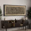 «Geomet Line», art abstrait Wabi Sabi brun et noir, images murales neutres de style Mid-Century, impression sur toile encadrée-111566013-98042123