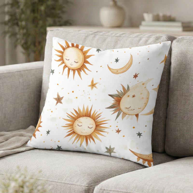 Coussin Starburst, H 18 po x l 18 po