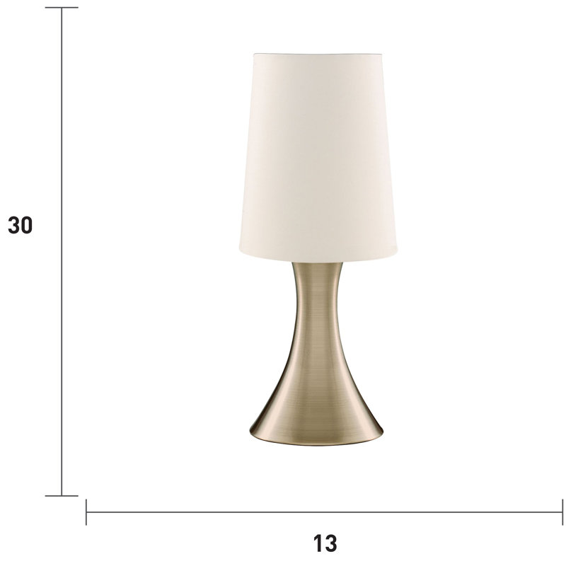AuCoin Metal Table Lamp, Antique Brass