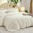 Bedsure Tufted Boho California King Comforter Set – 3-Piece Light Brown Shabby Bedding，Farmhouse Jacquard Bed Set with Embroidery, All-Season Softness for Cozy Bedrooms & Boho-Chic Gifts-110437406-105490880