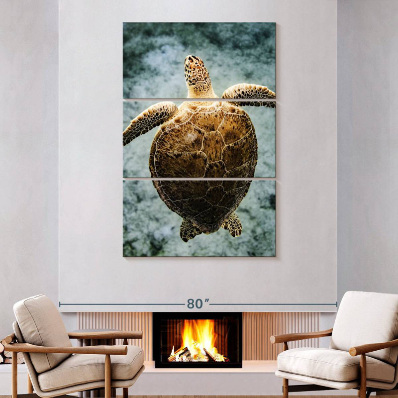 Brampt Virgin Islands Turtle, 74" H x 48" W