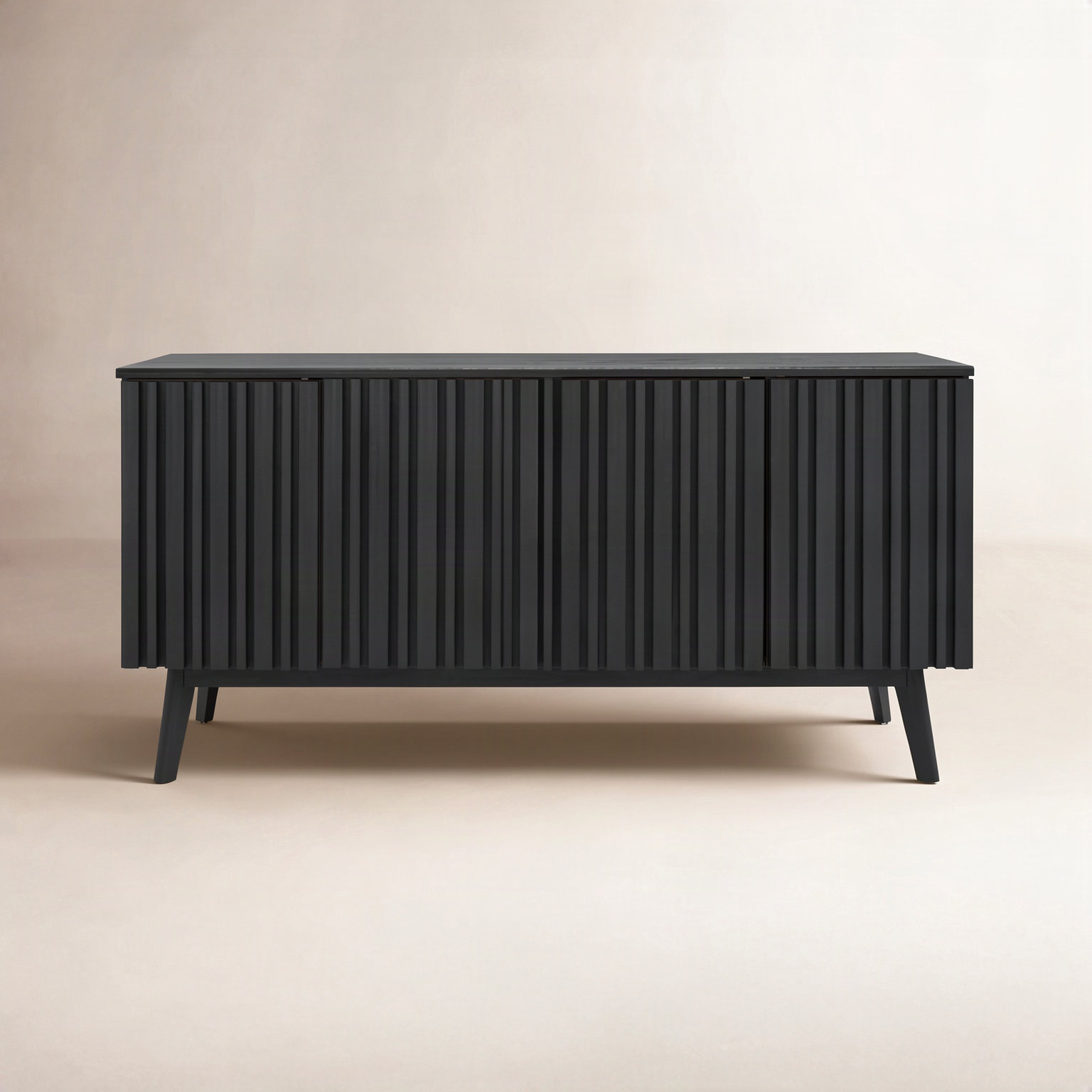 Helena 62 " TV Stand, Black
