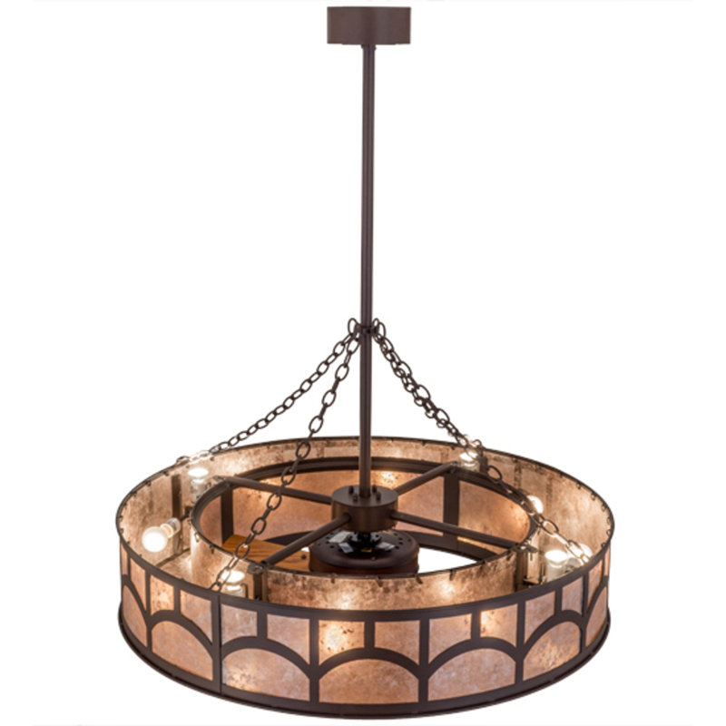 Mission Downrod Ceiling Fan