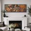 Abstrait botanique abstrait floral et faune bohème vibrant-94945952-111176968
