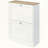 Slim Shoe Cabinet for Entryway with 2 Flip Drawers and Adjustable Shelves