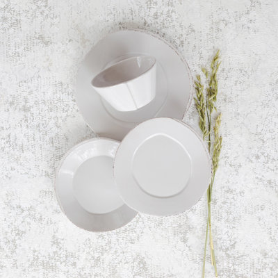 Lastra Handmade Stoneware Dinnerware Set 4 Piece