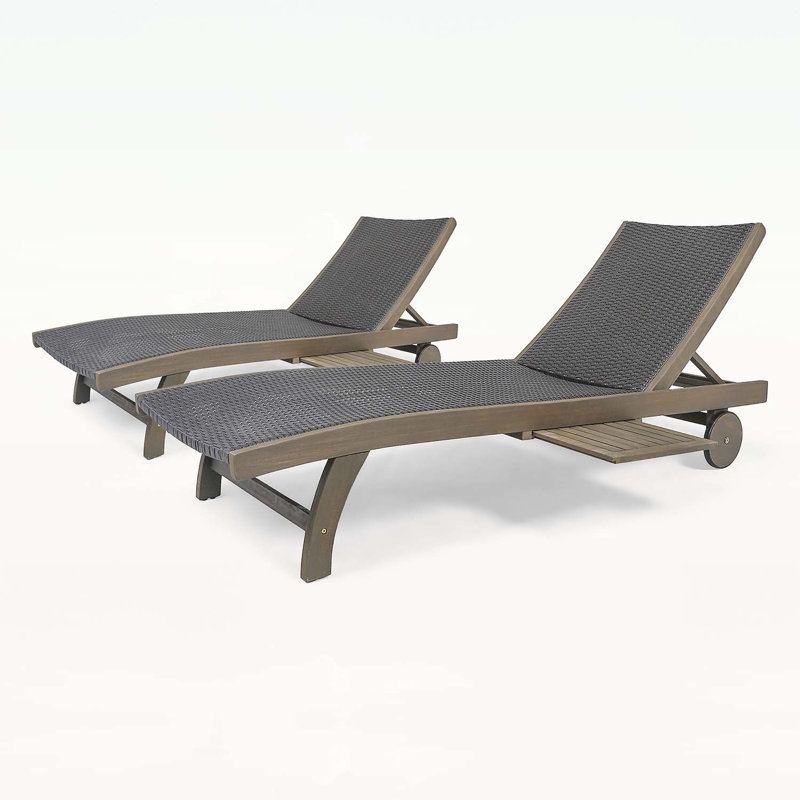 Versatile Chaise Lounge Set for Ultimate Relaxation, Gray