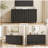 59'' Wide Sideboard Cabinet with fluted Doors, Buffet Cabinet with Adjustable Shelves and Storage for Dining Room, Kitchen & Living Room-527060984