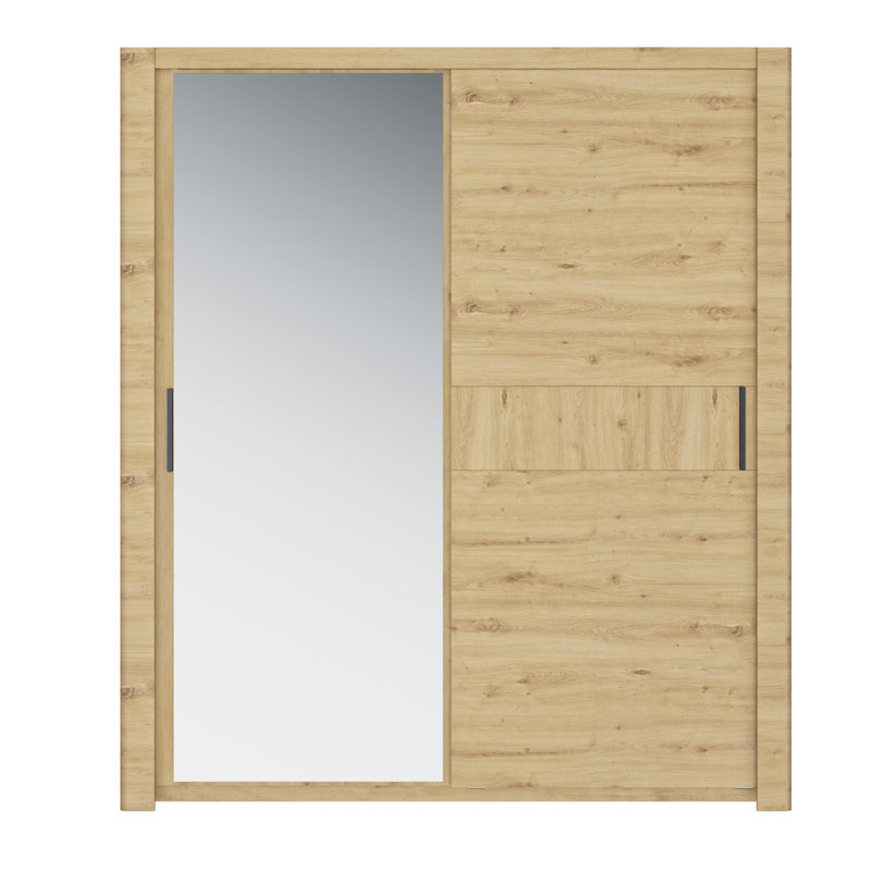 Palou 2 Door Manufactured Wood Wardrobe