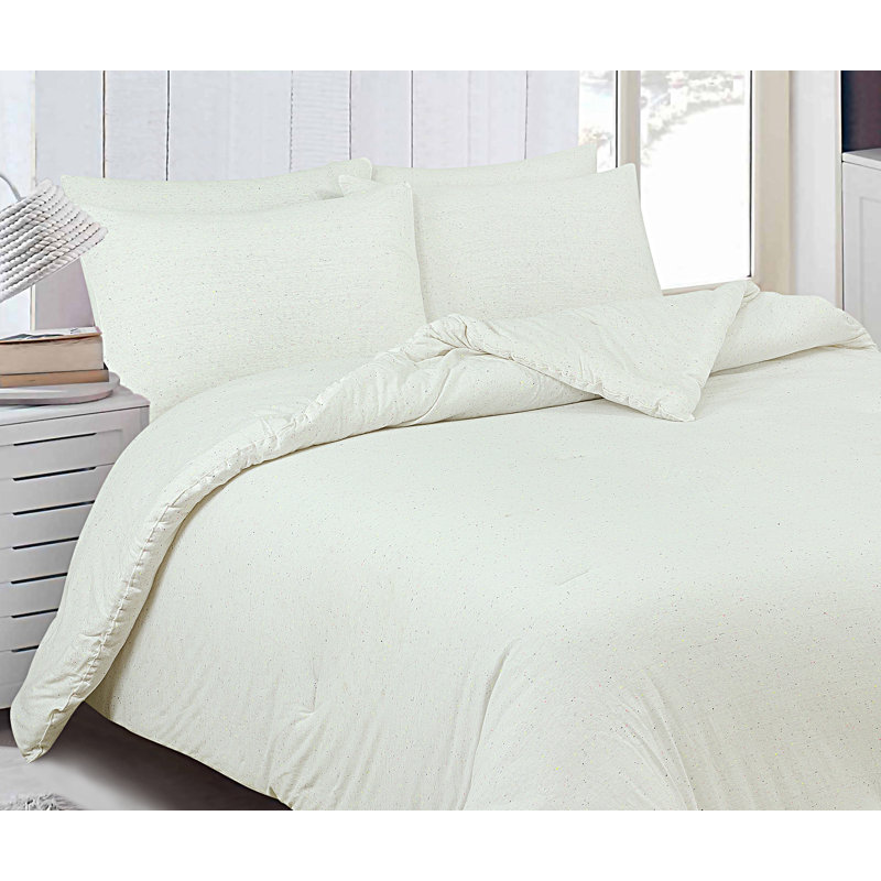 Confetti9250 Cotton Blend Channel Comforter, Full/Queen