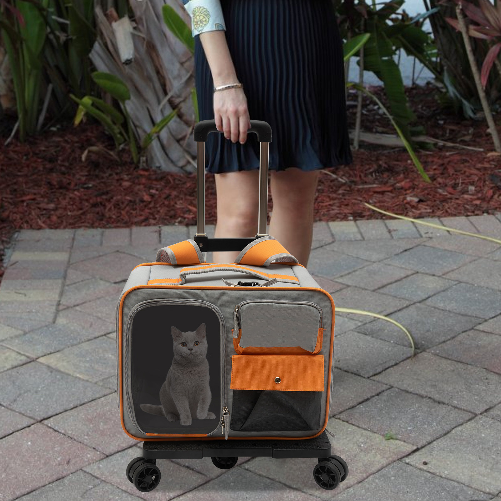 Tucker Murphy Pet™ Wheeled Pet Carrier Wayfair