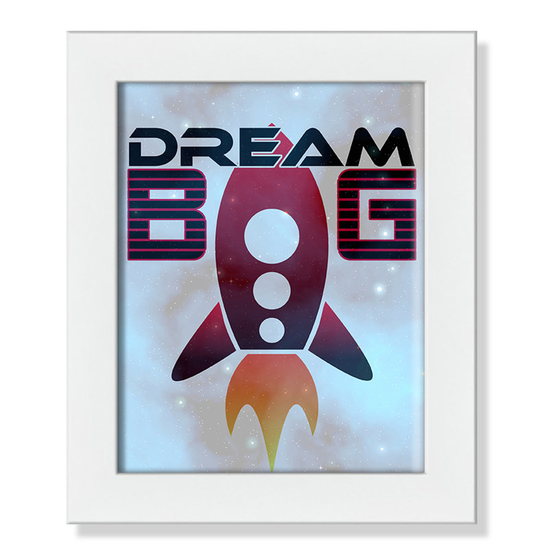 Space Transportation, 12" H x 10" W x 0.63" D, White Framed