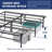 Jasleene 14'' Steel Bed Frame-1048950837