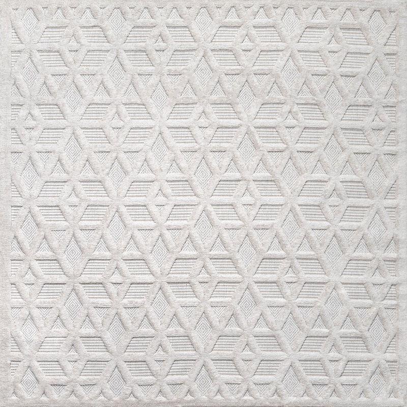 Tapis intérieur / extérieur Raeshelle, Carré 5 pi 3 po