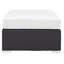 Repose-pieds d'extérieur rectangulaire avec coussin Convene-1608561255