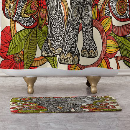 Tapis pour salle de bain éléphant