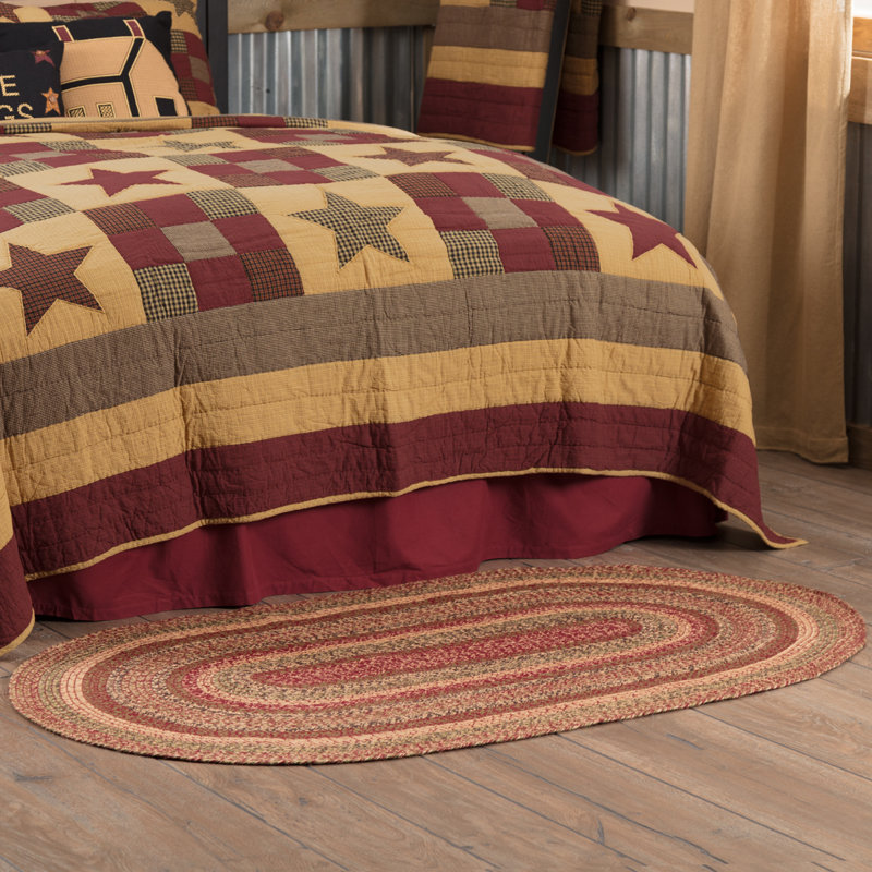 Bachet Geometric Indoor Rug, Oval 3" x 5'