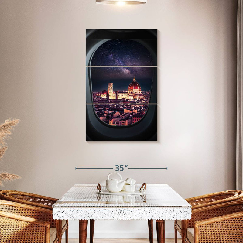Nicci Florence From Plane Window, 45'' H x 28'' W