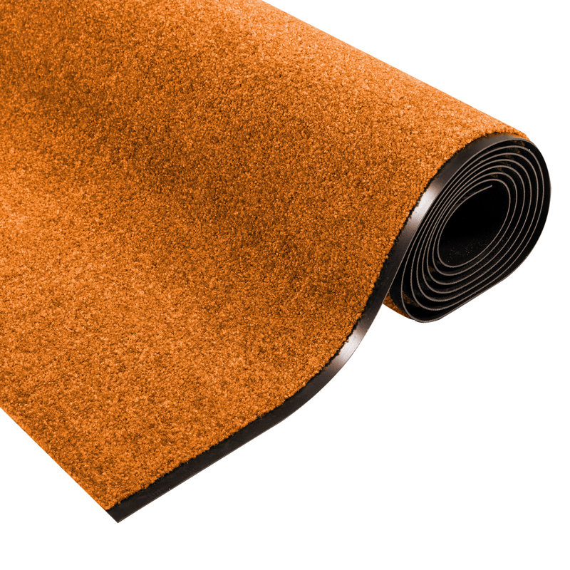 Non-Slip Doormat, Orange, 120 x 400 cm