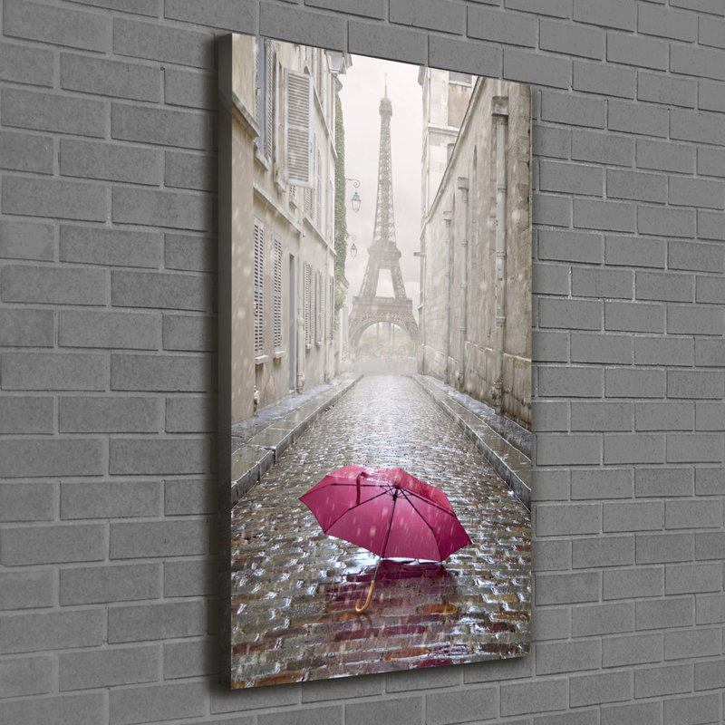 Parasol France - Wrapped Canvas Print