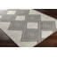 Tapis gris / noir en laine tissée à la main Acsa Southwestern-824404699
