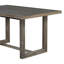 Ensemble de 6 tables de salle à manger 6 pièces pour table de cuisine en bois de 6 po et 4 chaises avec base en tréteaux-130154976-130154979-130154980