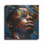 Art mural en métal luxueux «Vibrant Reflections Portrait» par r3darch0n-328228852