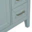 Ensemble de meuble-lavabo 30 po avec lavabo, armoire de salle de bain verte avec tiroirs, structure solide et panneau en bois aggloméré