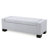 Contemporary Storage With Waffle Stitch For Living Room, Style In Grey Fabric, 49.67 Wide, 20 Deep, 16.91 High, Ideal Pillows And Blankets, Assembly Needed Featuring Design Stitch, Color, Wide-1379338689