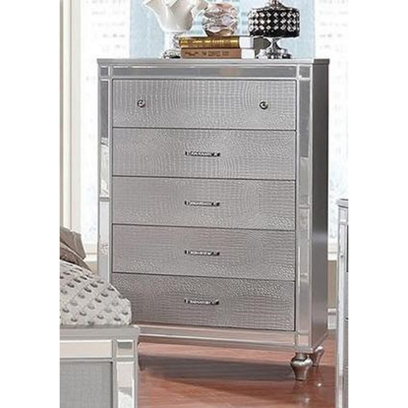 Commode 5 tiroirs Mevlida