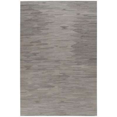 Tapis kilim moderne tissé à la main 8 pi 4 po x 12 pi 4 po