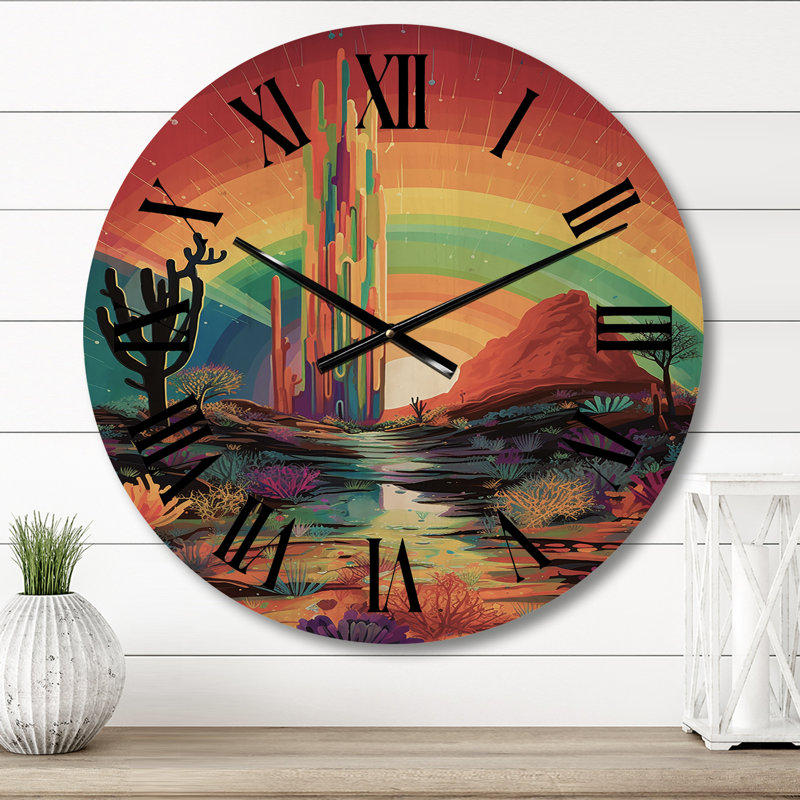 Horloge murale Saguaro, Moyenne