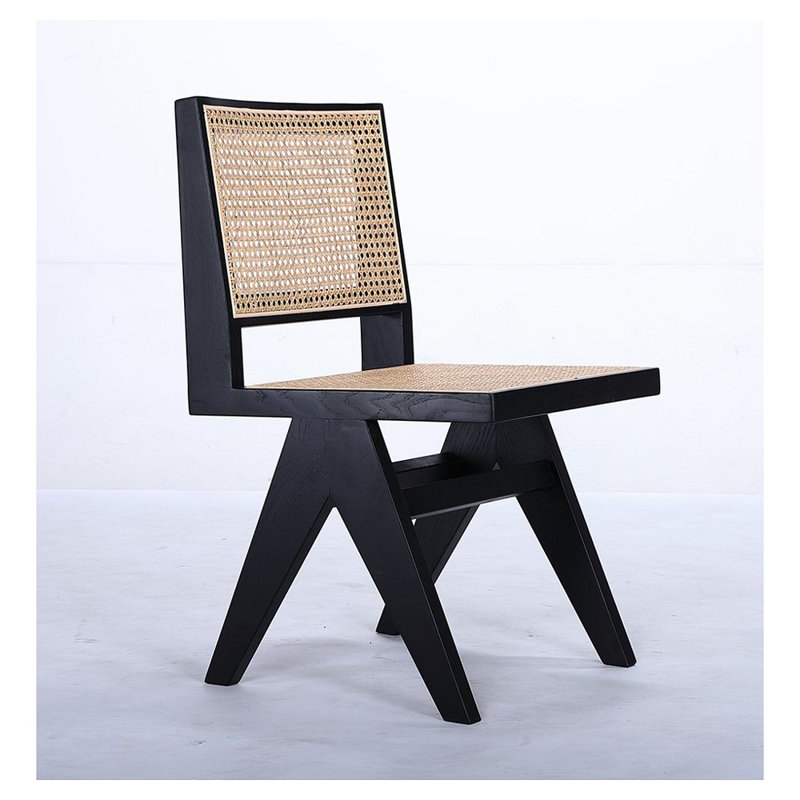 Chaise d'appoint Aminatou, Noir