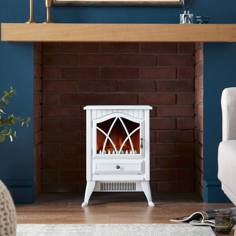VonHaus 38cm W Electric Stove, White