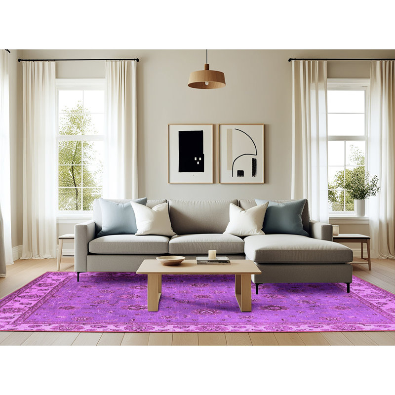 Lekeysha Oriental Indoor Rug, Rectangle 6' x 9'
