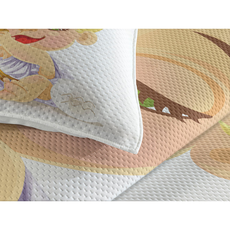 Coverlet, King Bedspread + 2 Shams