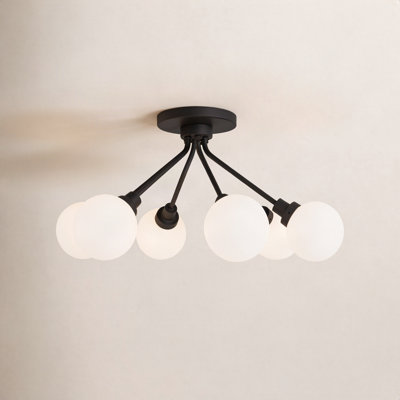 Andrea 24 " 6 - Light Semi Flush Mount