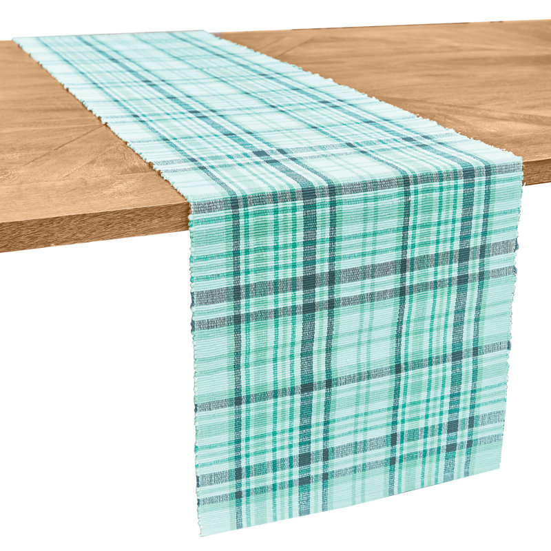 Mendes McKinley Plaid Cotton Table Runner