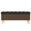 Banc de rangement rembourré en bouclette de 44,7 po de large-390025324