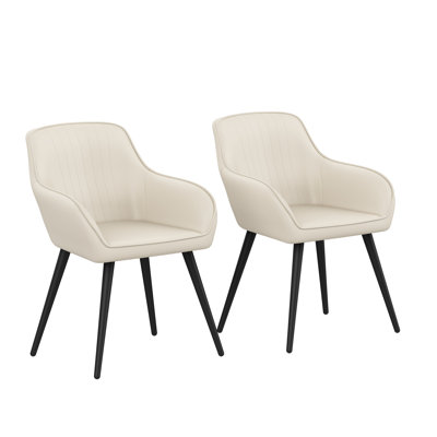 Deverell 18.3'' H Faux Leather Upholstered Armchair