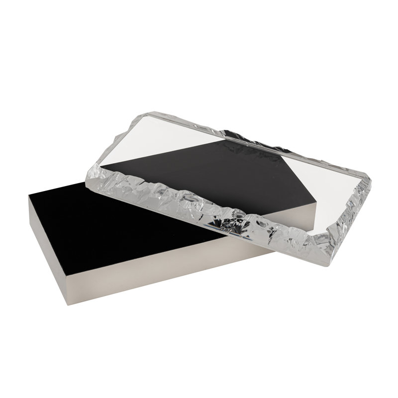 Boîte Cogar - Nickel poli rectangulaire
