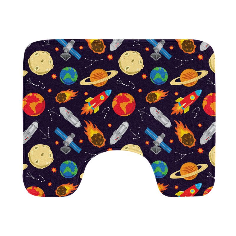 Multicolore tapis de salle de bain en U 20 po Space