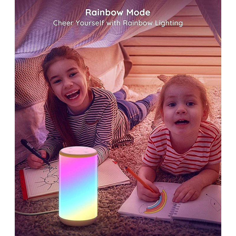 Smart Rgb Table Lamp - App-Controlled Colour Changing Lamp With Music Sync, Diy Effects & Alexa/Google Voice Control