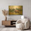 «Wilderness Lodge S» par Jean Plout, art mural en métal doré, 36 po x 24 po-1121725628