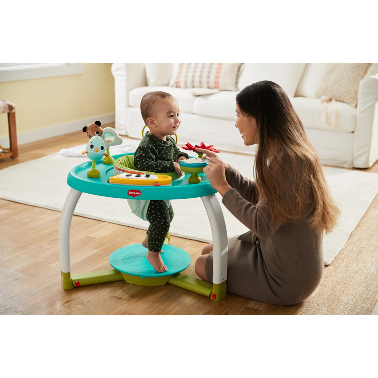 Tiny Love 5-in-1 Stationary Activity Center, 5 Modes of use: Tummy time,  Activity Center, Baby Balance Board, Toddler Activity Table, Child Table  and