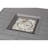 Raeann Square Aluminum Propane Smokeless Fire Pit Table with Hidden Fuel Tank-192576583
