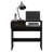 Vizcaya Home Office Set, Single Drawer, Keyboard Tray,Bookcase
